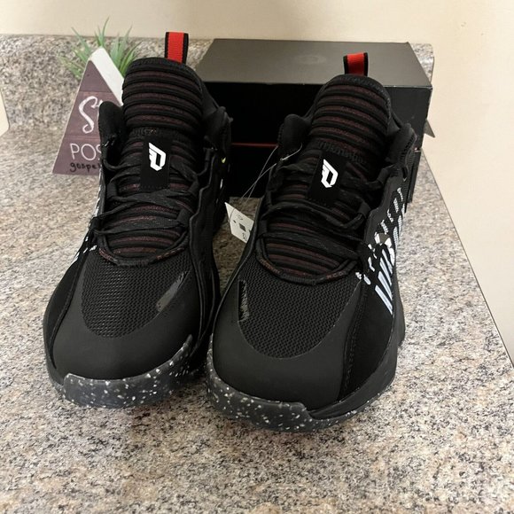 Adidas Men’s Dame 7 EXTPLY Opponent Advisory Basketball Size 8 Black | GV9872 | - Picture 6 of 11